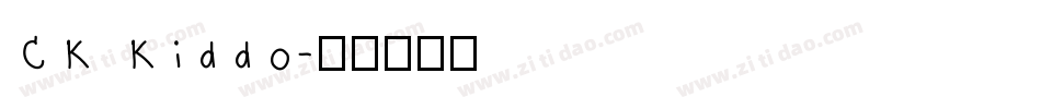 CK Kiddo字体转换